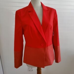 Simply Styled Orange Blazer / Size Large